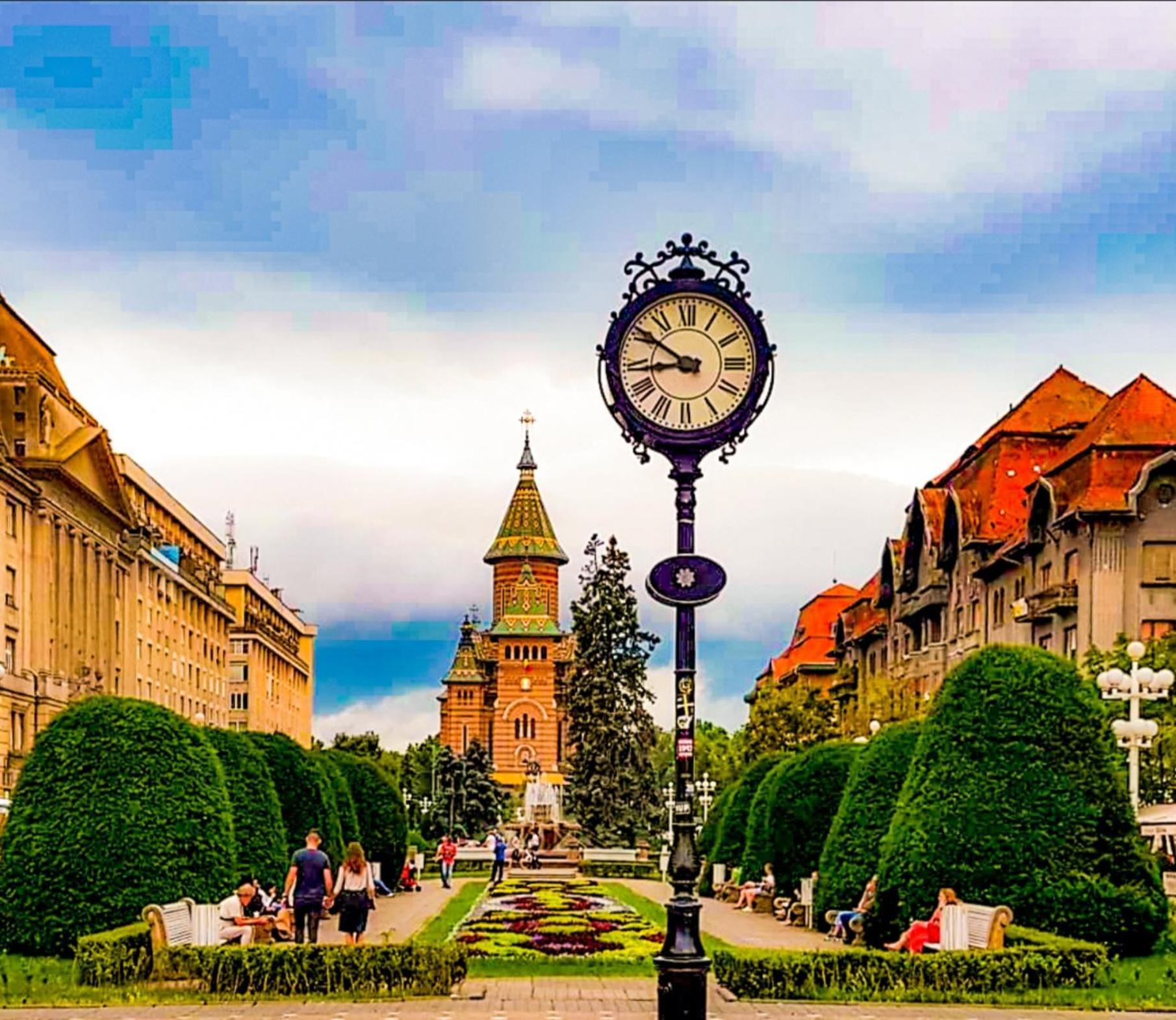 Central Terrace Escape With Jacuzzi Timișoara Zewnętrze zdjęcie